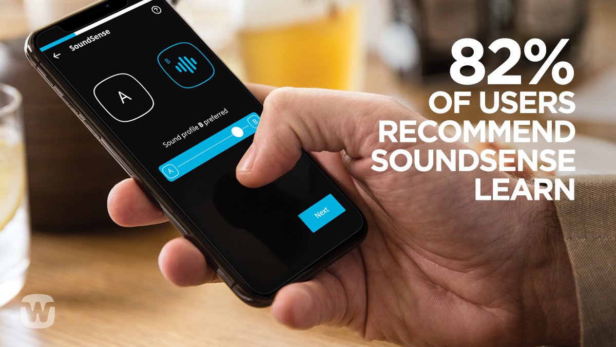 Tính năng Sound sense learn trên máy trợ thính widex