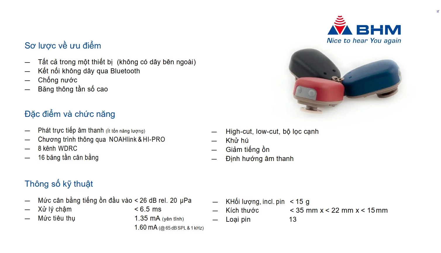 datasheet máy trợ thính đường xương contact forte