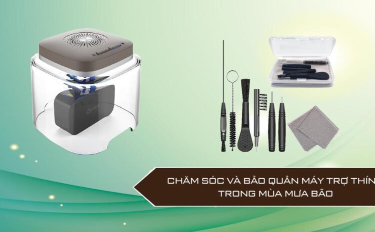 Cách bảo quản máy trợ thính trong mùa mưa bão