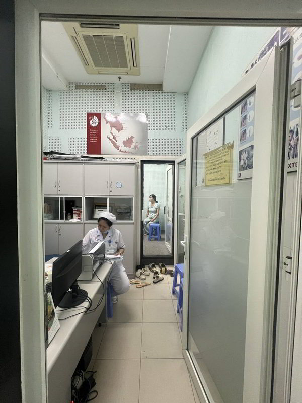 Phòng đo và thử máy trợ thính của Trợ thính An Khang Khánh Hòa nằm ngay trong khuôn viên bệnh viện